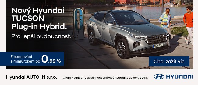Pořiďte si nový Hyundai Tucson Plug-in Hybrid  na splátky s financováním 0,99% . 