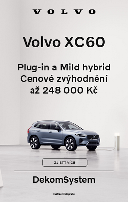 Volvo XC60 Plug-in a Mild Hybrid s cenovým zvýhodněním až 248 000 Kč